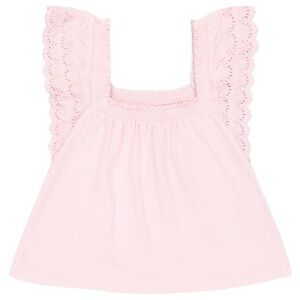 POLO RALPH LAUREN kids Embroidered cotton top